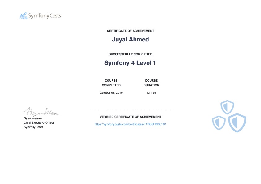Symfony 4 Level 1